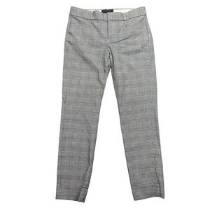 Banana Republic Slim Ankle Pants Plaid Career‎ Casual Sz 2 Sloan Office Fits 28"